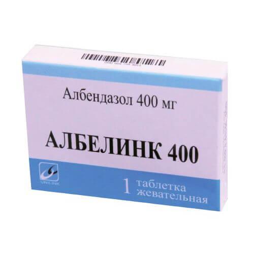 АЛБЕЛИНК 400 таблетки 400мг N9