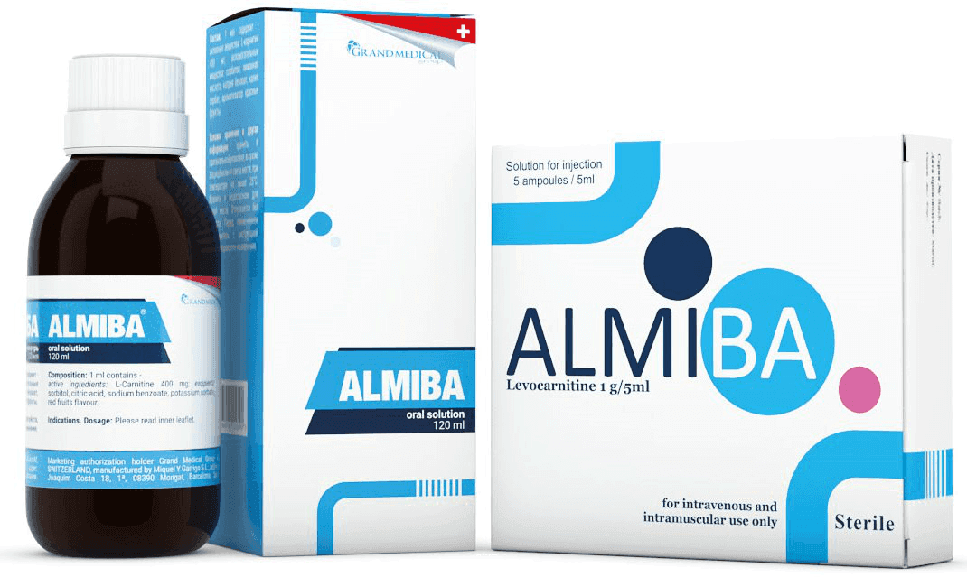 ALMIBA sirop 120ml 400mg/ml