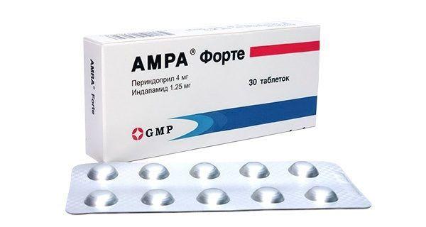 АМРА ФОРТЕ таблетки 4мг/1,25мг N29
