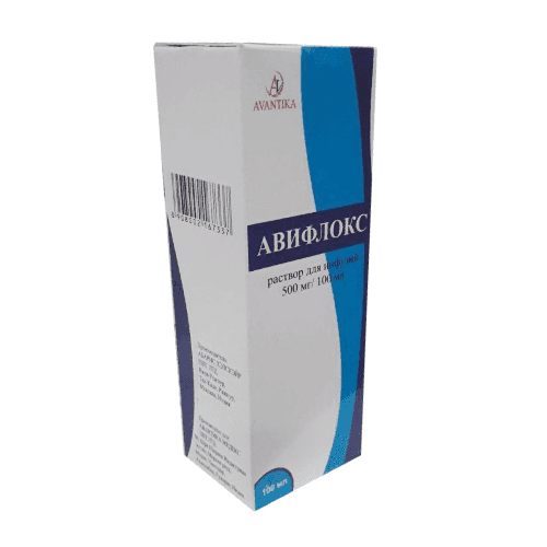 АВИФЛОКС раствор для инфузий 100 мл 500мг/100 мл N0