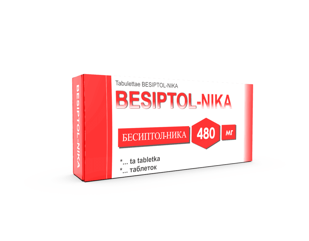 BESIPTOL NIKA tabletkalari 480mg N10