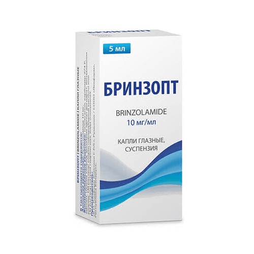 БРИНЗОПТ капли глазные 5 мл 10мг/ мл