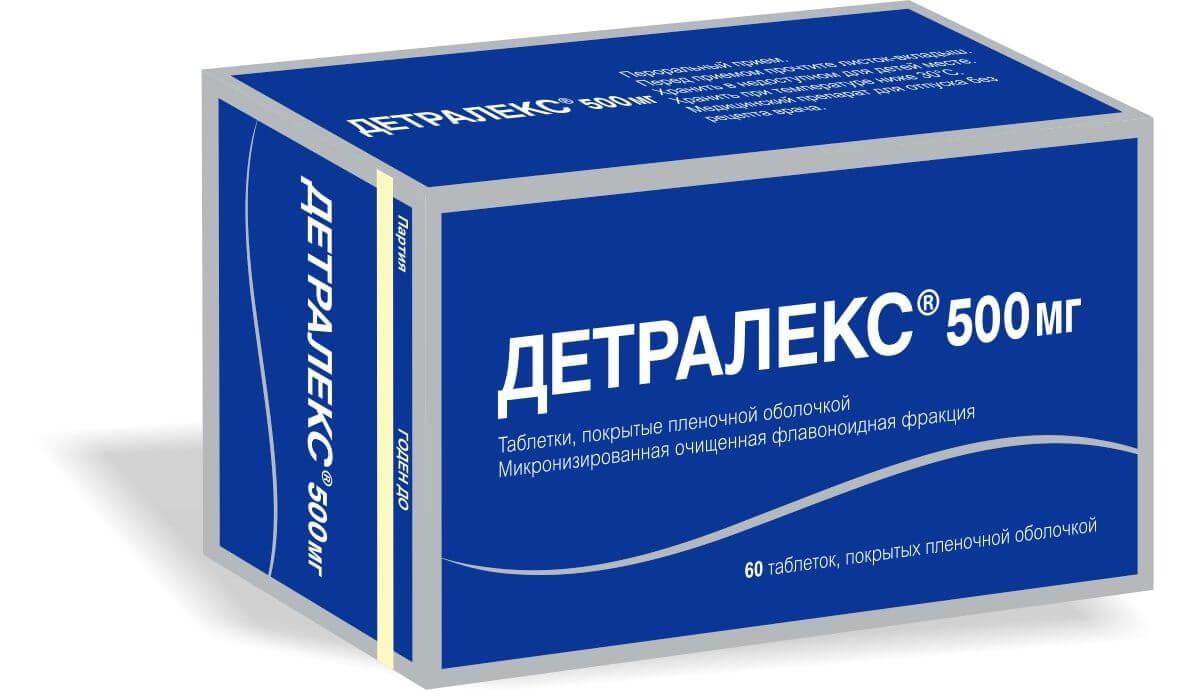 DETRALEKS tabletkalari 500mg N30