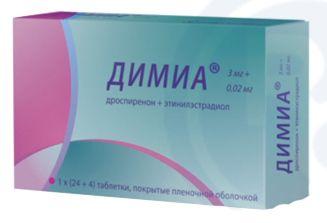ДИМИА таблетки 3мг/0,02мг N27