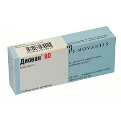 DIOVAN tabletkalari 160mg N14