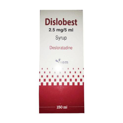 DISLOBEST sirop 150ml 2,5mg/5ml