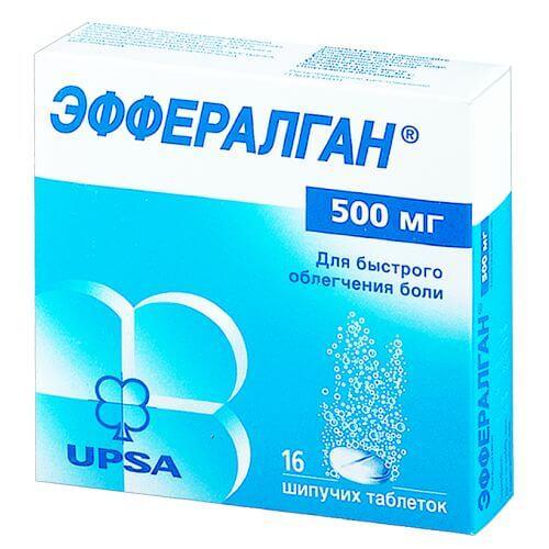 EFFERALGAN tabletkalari 500mg N16