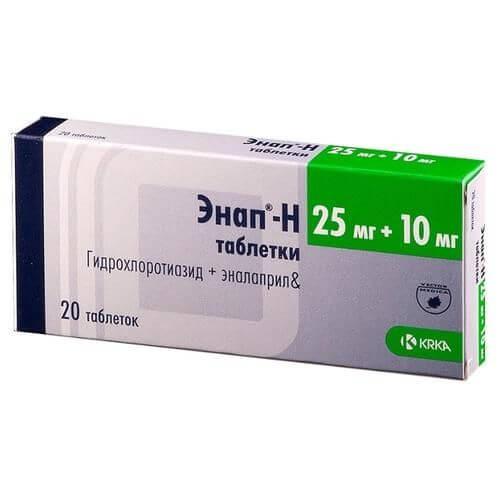 ENAP N tabletkalari 10mg/25mg N30