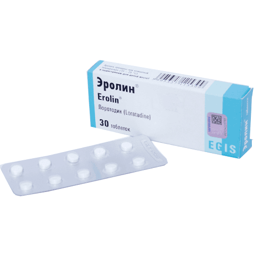 EROLIN tabletkalari 10mg N30