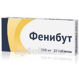 FENIBUT tabletkalari 250mg N20