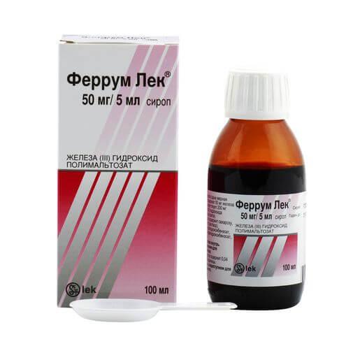 FERRUM LEK 0,05/5ML sirop 100ml