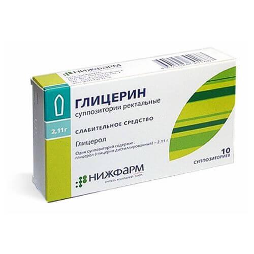 GLISERIN suppozitorii 2,11g N10