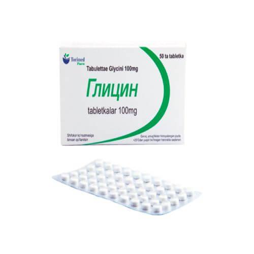 GLISIN tabletkalari 0,1g N50