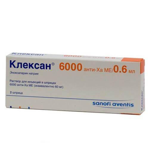 KLEKSAN inyeksiya uchun eritma 6000 anti-xa me/0,6ml N2