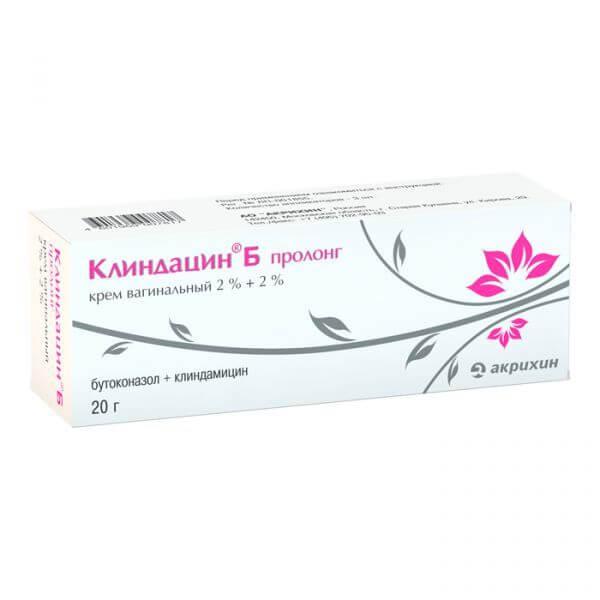 KLINDASIN B PROLONG 20,0 krem vaginalniy 2%+2%