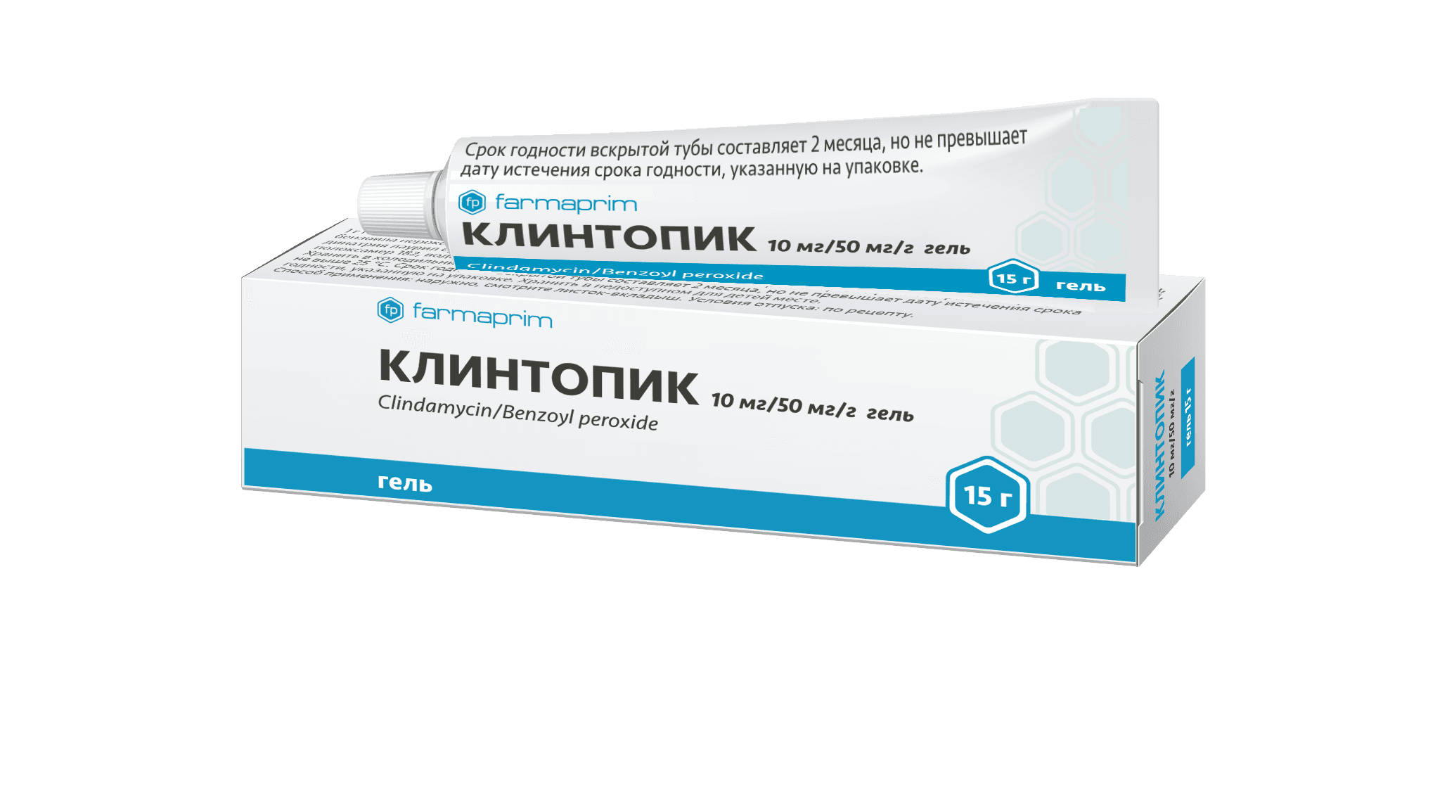 KLINTOPIK gel 10mg/50mg 15g