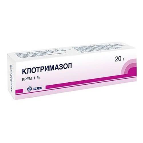 КЛОТРИМАЗОЛ крем 20г 1% от Shreya Life Sciences PVT. LTD.