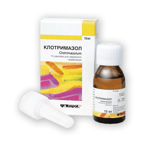 KLOTRIMAZOL eritma 15ml 1%