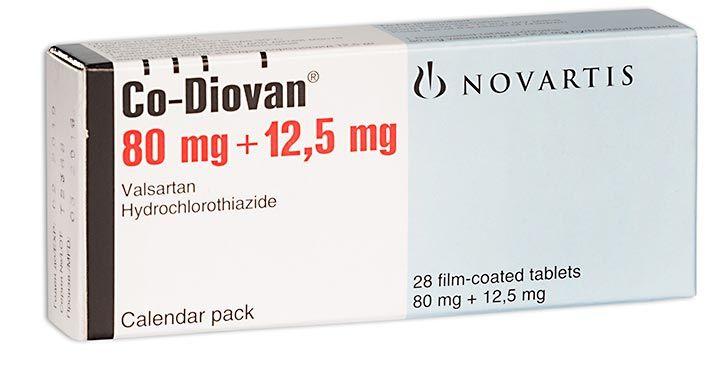 KO DIOVAN tabletkalari 80mg/12,5mg N14