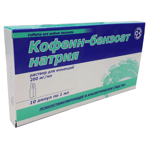 KOFEIN BENZOAT NATRIYA 200mg/ml N10