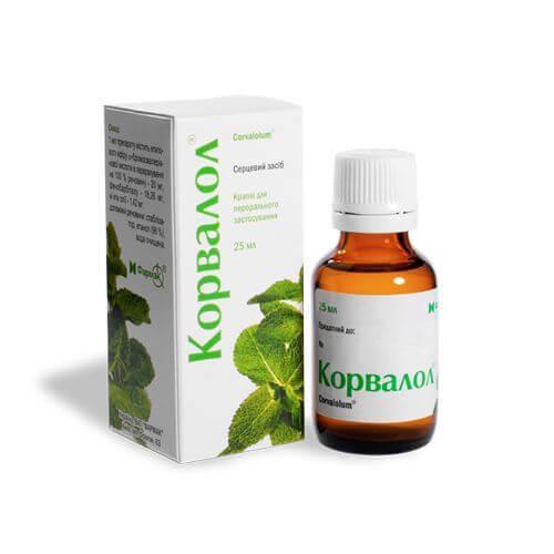 KORVALOL tomchilar dlya priema vnutr 25ml