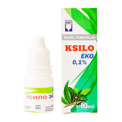 KSILO EKO burun uchun tomchilar 20ml 0,05%