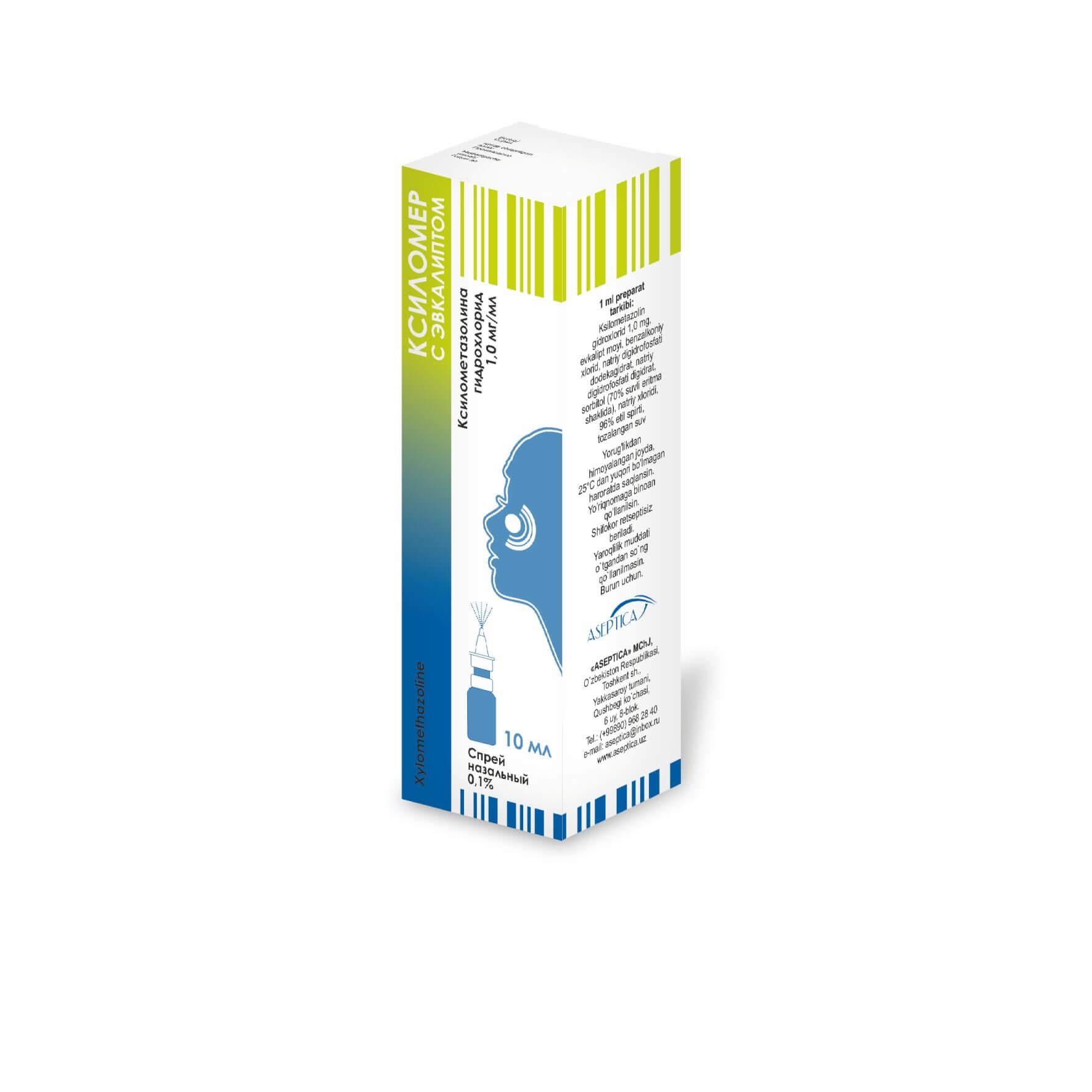 KSILOMER S EVKALIPTOM sprey 10ml 0,1%