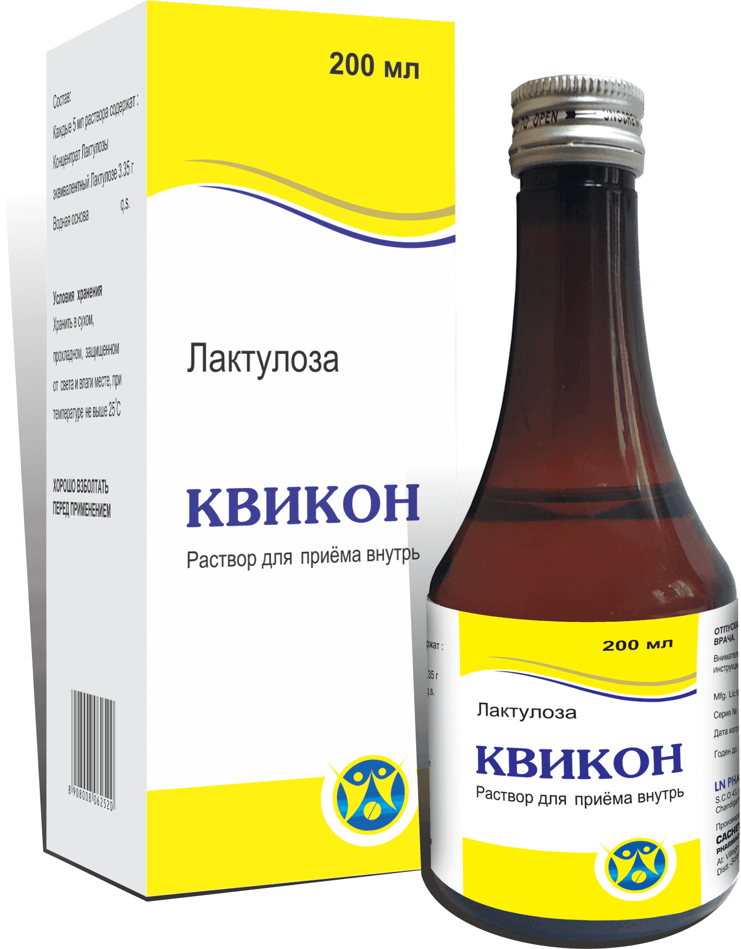 KVIKON eritma dlya priema vnutr 200ml