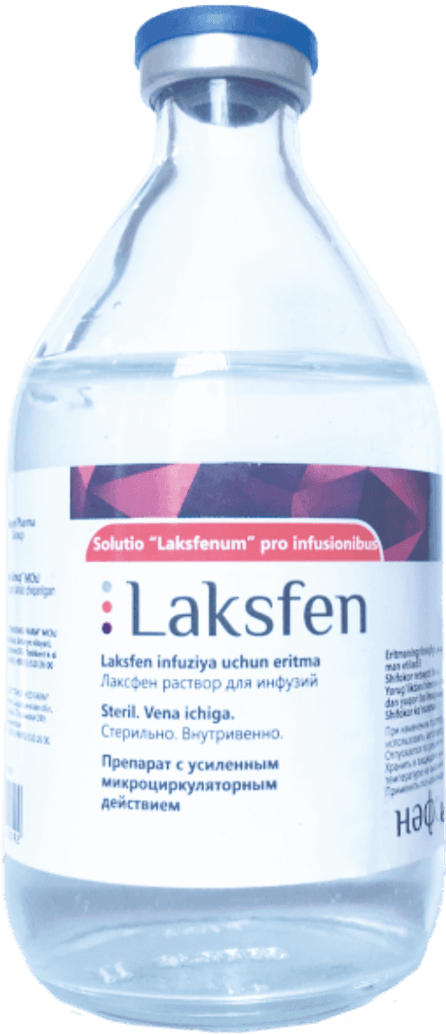 LAKSFEN infuziya uchun eritma 400ml 0,05%