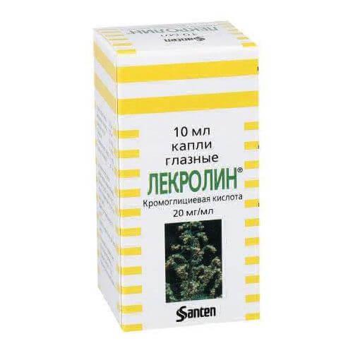 ЛЕКРОЛИН капли глазные 5 мл 4%