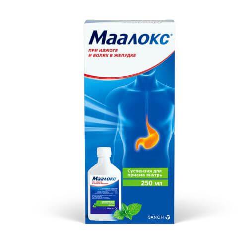 МААЛОКС суспензия 250 мл от Sanofi Aventis S.p.A.