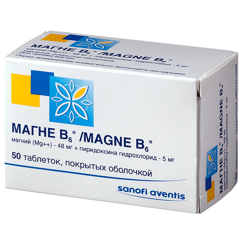 МАГНЕ В6 таблетки 5мг N49