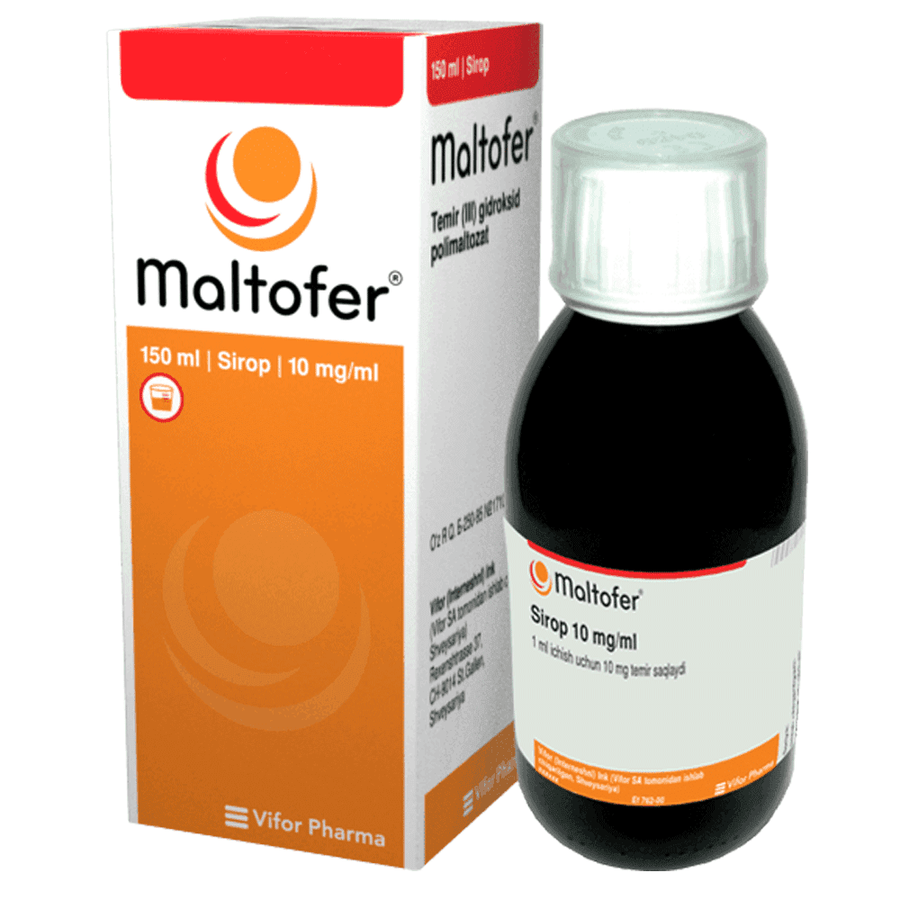 MALTOFER sirop 150ml 10mg/ml