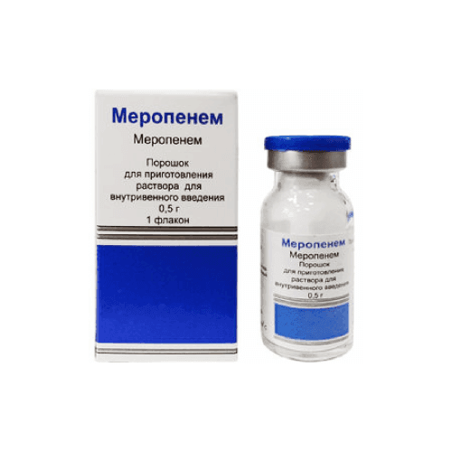 MEROPENEM poroshok 500mg N1