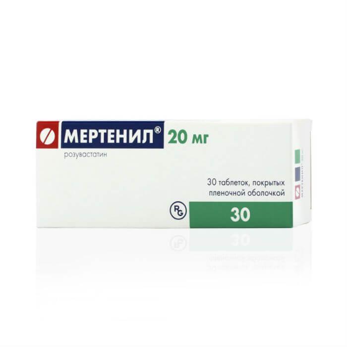 MERTENIL tabletkalari 20mg N30