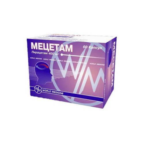МЕЦЕТАМ таблетки 800мг N29
