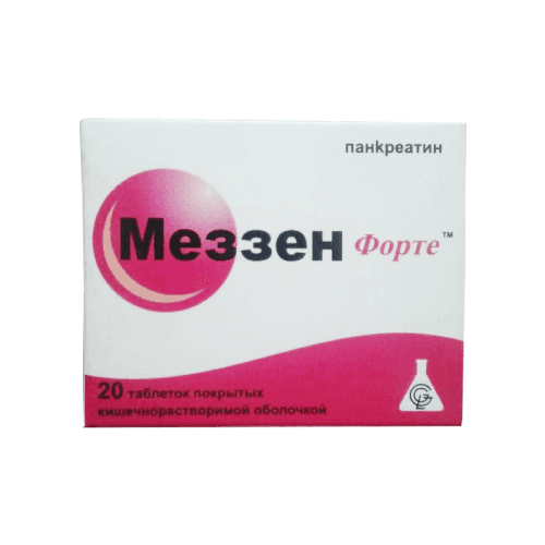 МЕЗЗЕН ФОРТЕ таблетки N19