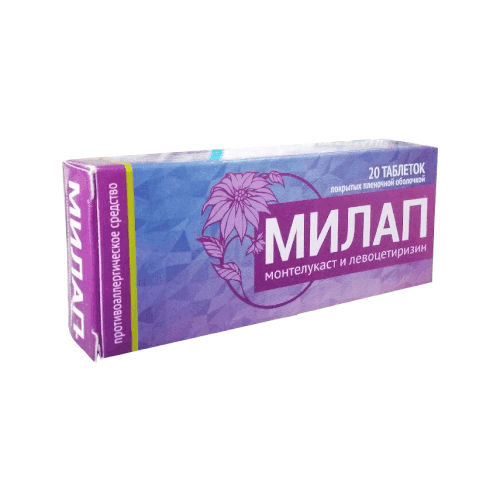 MILAP tabletkalari 10mg+5mg N20