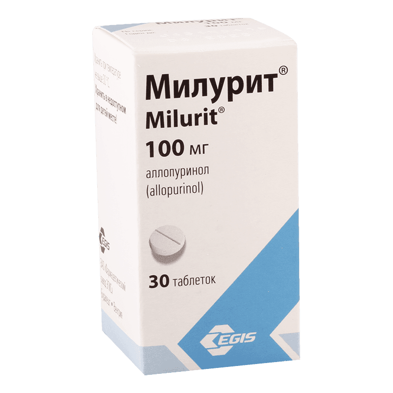 MILURIT tabletkalari 100mg N30