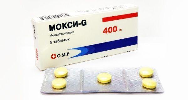 МОКСИ — G таблетки 400мг N4