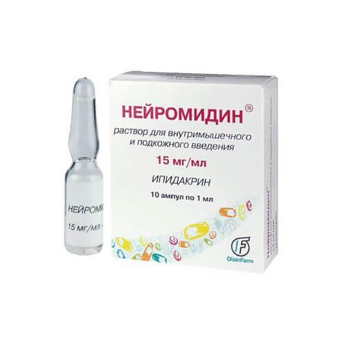 NEYROMIDIN inyeksiya uchun eritma 1ml 15mg/ml N10