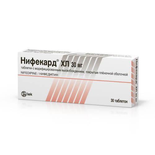 NIFEKARD XL tabletkalari 30mg N30