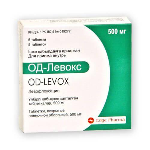 OD LEVOKS tabletkalari 500mg N5