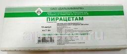 PIRASETAM inyeksiya uchun eritma 5ml 200mg/ml N10