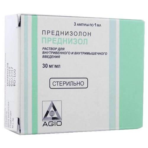 PREDNIZOLON eritma 1ml 30mg/ml N3