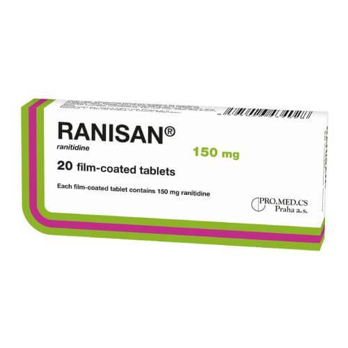 RANISAN tabletkalari 150mg N20