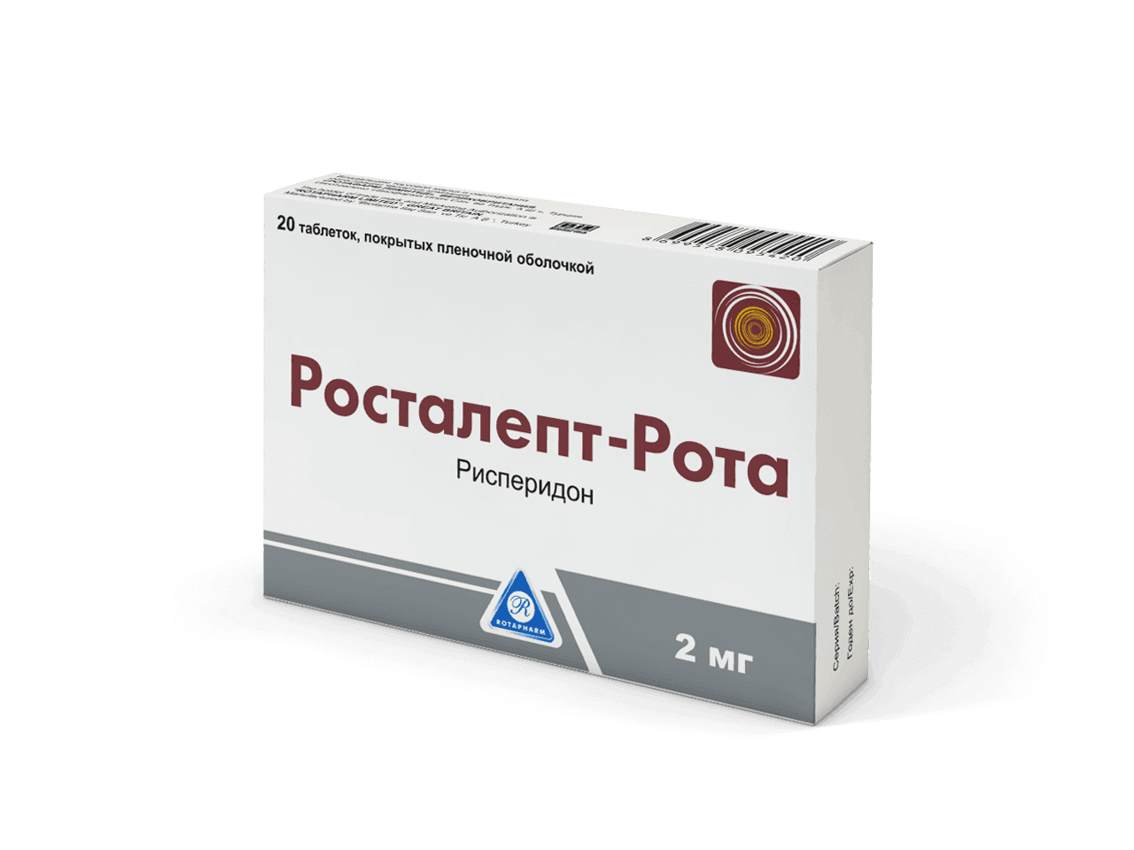 ROSTALEPT ROTA tabletkalari 2mg N20