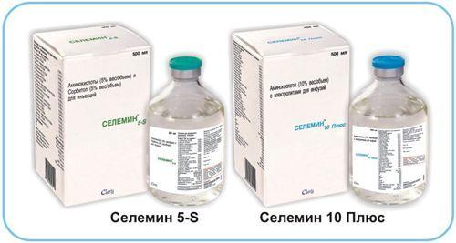 SELEMIN 5S infuziya uchun eritma 200ml