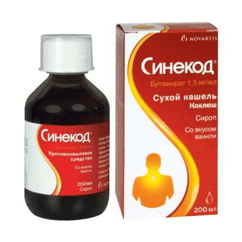 SINEKOD sirop 200ml 1,5mg/ml