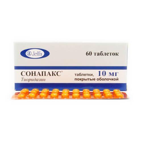 SONAPAKS tabletkalari 25mg N60
